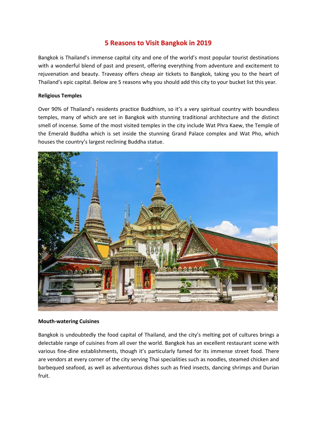 5 reasons to visit bangkok in 2019