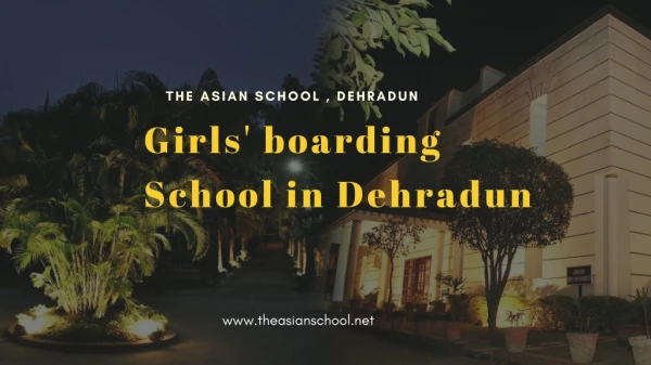 Girls' boarding school in dehradun