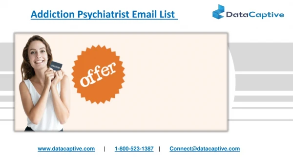 Addiction Psychiatrist Email List | Psychiatrist Mailing Addresses Database