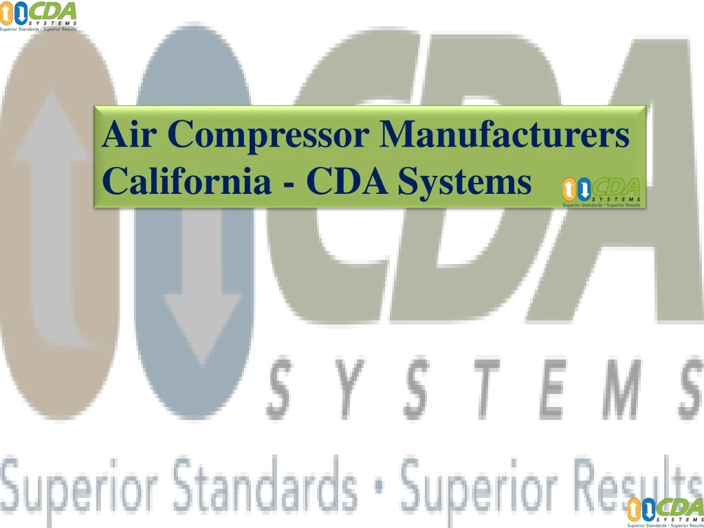 air compressor manufacturers california