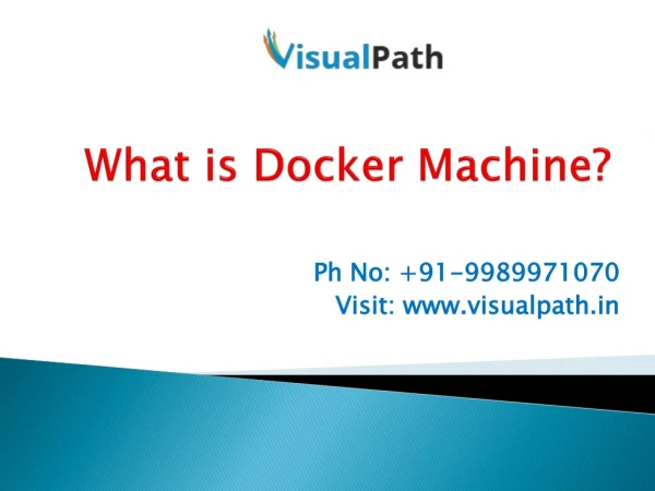 Docker Training| Docker Online Training