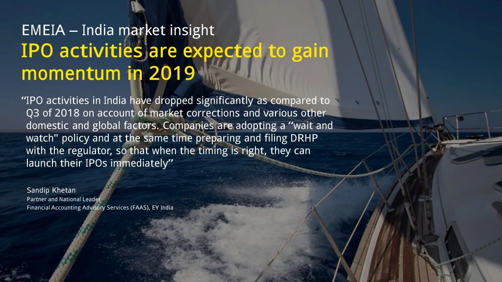 emeia india market insight ipo activities