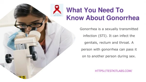 Where Can I Get Gonorrhea Testing Kit Online