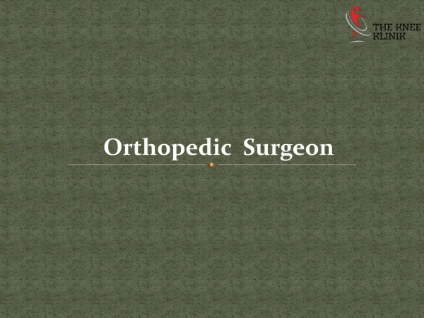 Best Orthopedic Doctor | Surgery In Pune | The Knee Klinik