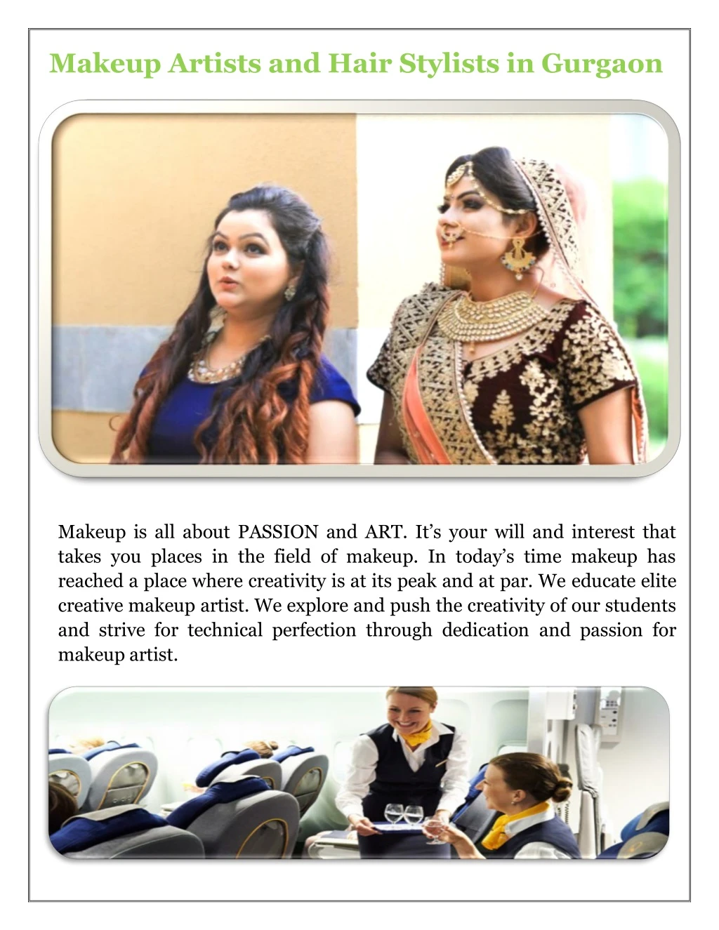 makeup artists and hair stylists in gurgaon