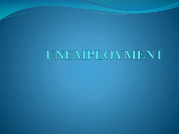 unemployment