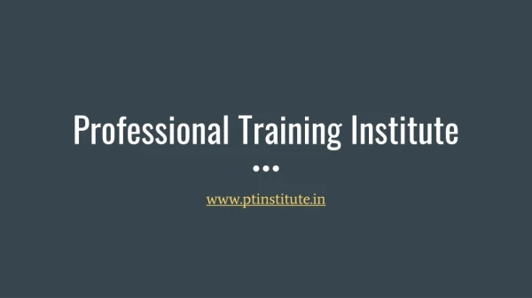 Professional Training Institute - Embedded Training in Bangalore
