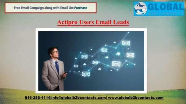 free email campaign along with email list purchase