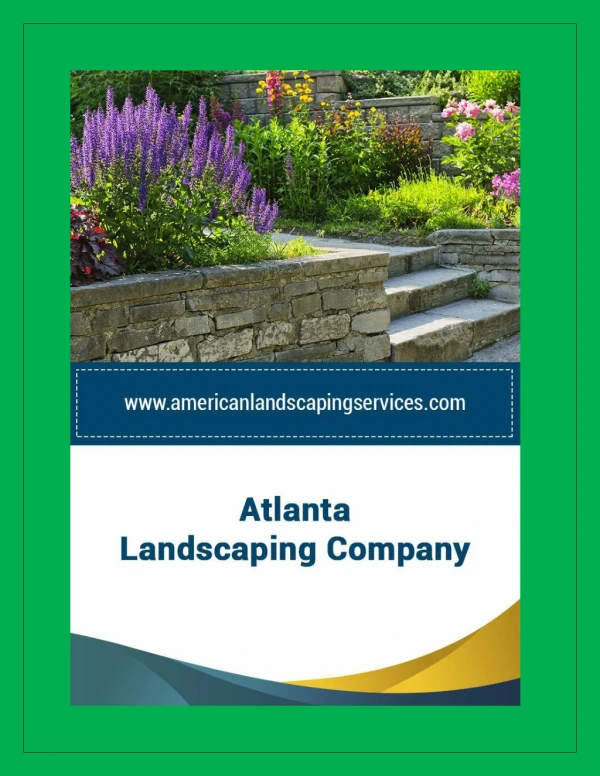 Create Your Dreamscape with Atlanta’s Finest Landscape Company