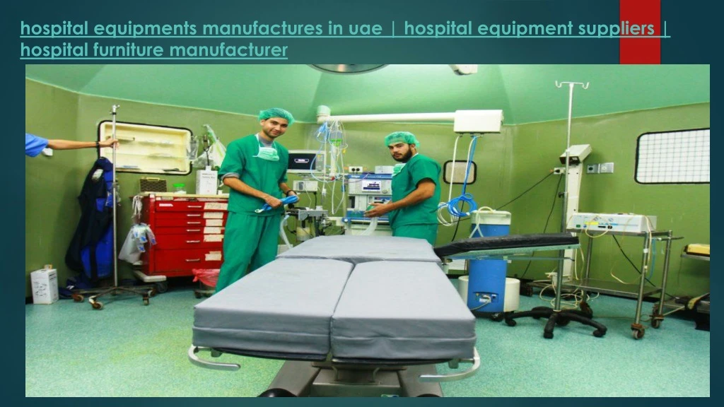 hospital equipments manufactures in uae hospital