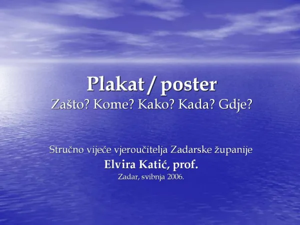 Plakat