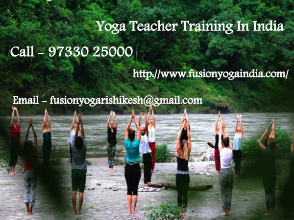 Fusion Yoga India - Yin Yoga Teacher Training