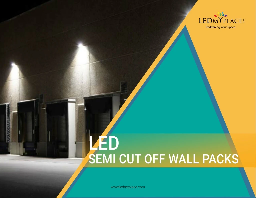 led semi cut off wall packs