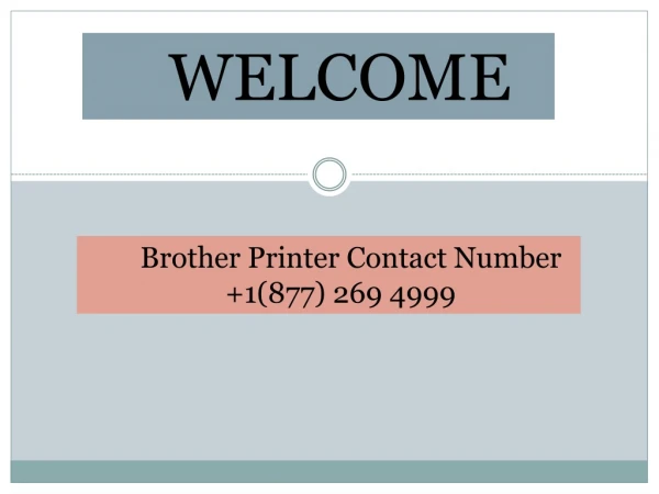 Brother Printer Support Help Number
