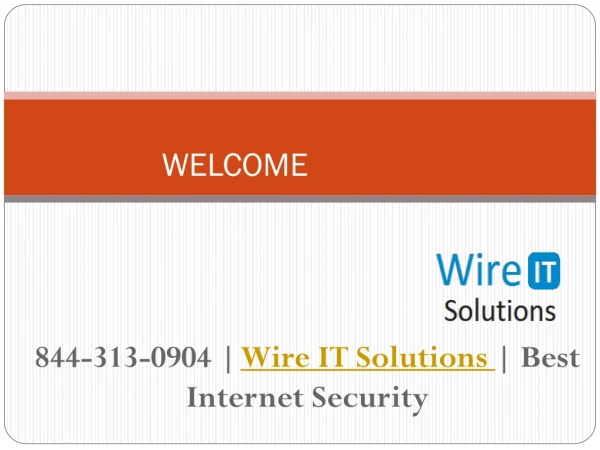 844-313-0904 | Wire IT Solutions | Best Internet Security