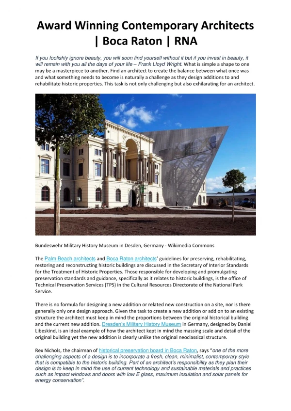 award winning contemporary architects boca raton
