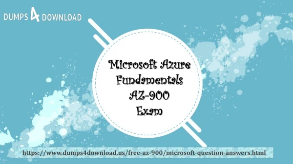 Buy AZ-900 2019 Exam Dumps - Microsoft AZ-900 Exam Dumps Dumps4Download.us