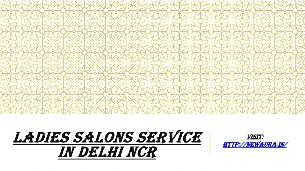 ladies salons service in delhi ncr
