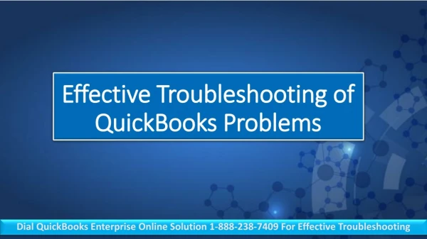 QuickBooks Enterprise Online Solution 1-888-238-7409