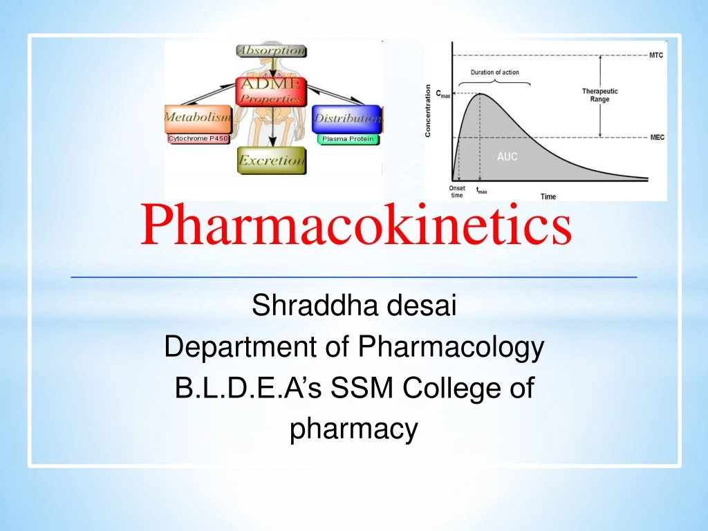 pharmacokinetics