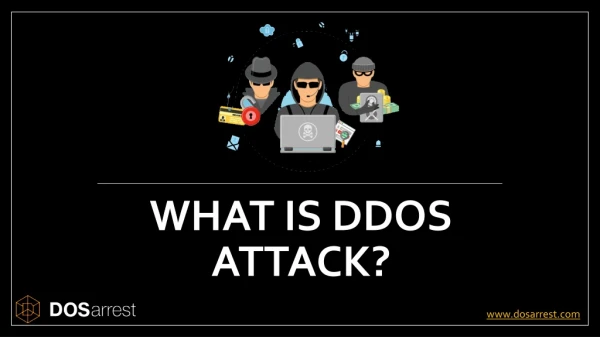 What is DDoS attack