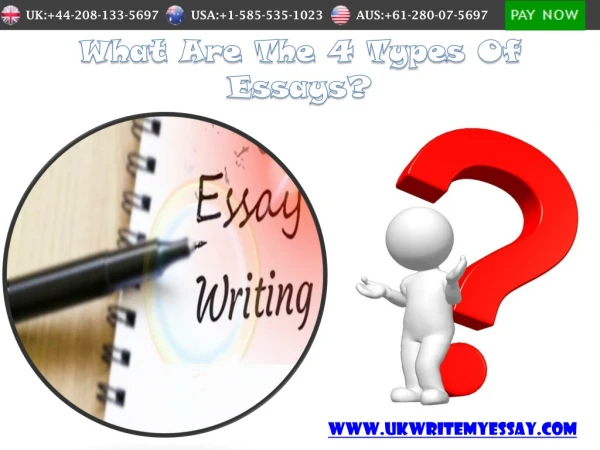 What Are The 4 Types Of Essays Writing