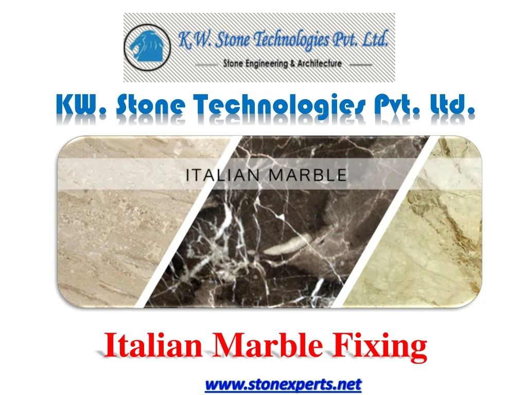 italian marble fixing