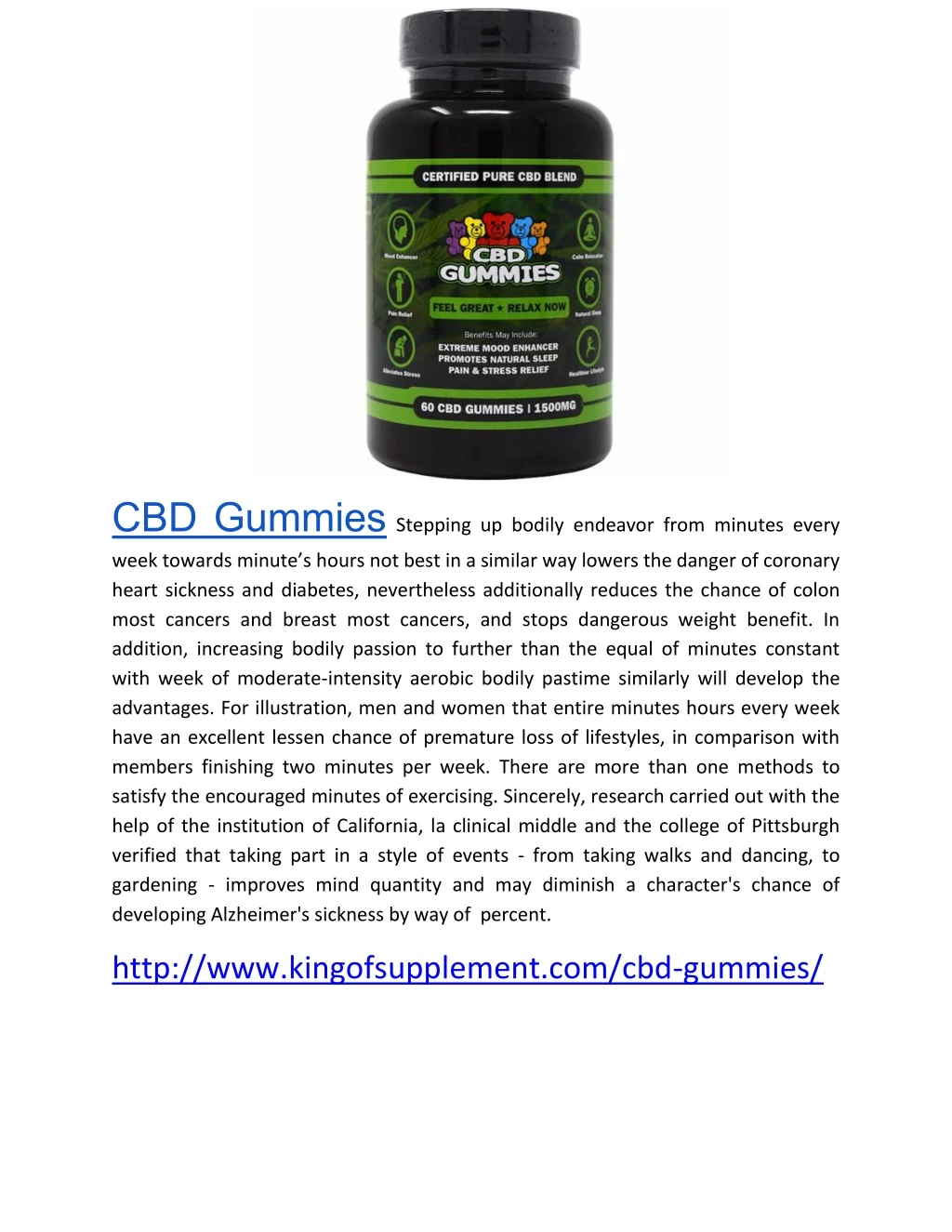 cbd gummies stepping up bodily endeavor from