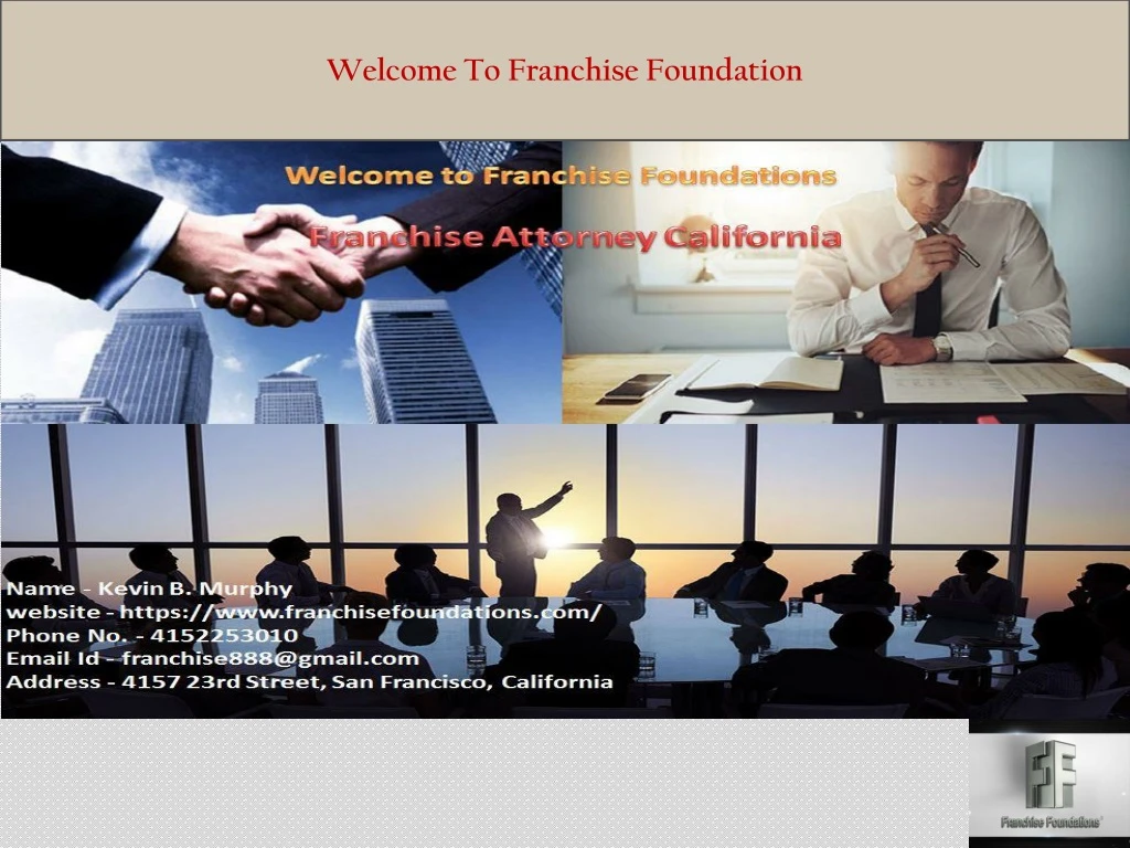 welcome to franchise foundation