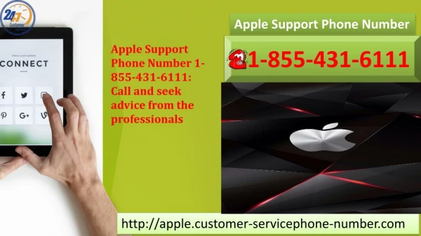 Apple Support Phone Number 1-855-431-6111: Call and seek advice from the professionals