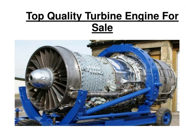 Top Quality Turbine Engine For Sale