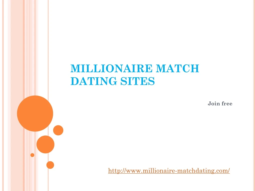 millionaire match dating sites