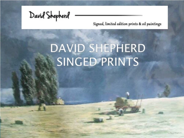 David shepherd signed prints