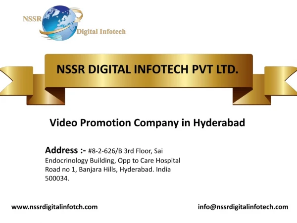 video promotion company in hyderabad