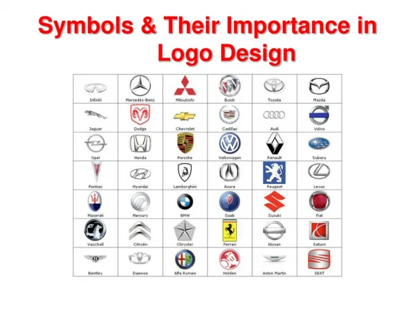1.	Symbols & Their Importance in Logo Design