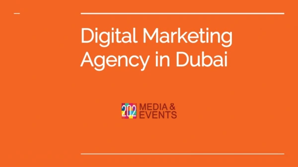 Digital marketing companies in Dubai