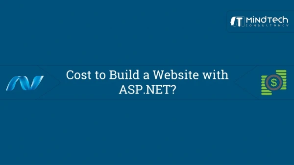 How Much Does It Cost to Build a Website with ASP .NET?