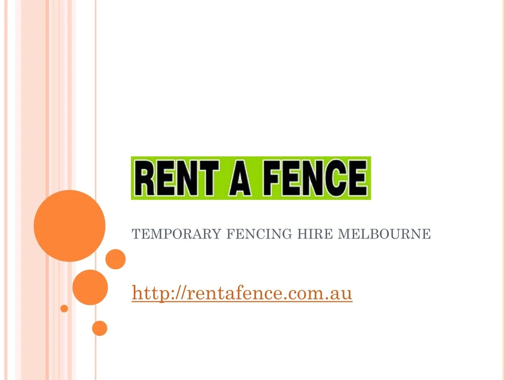temporary fencing hire melbourne