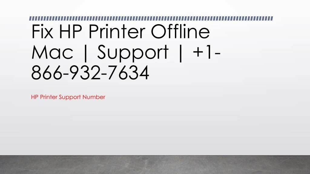 fix hp printer offline mac support 1 866 932 7634