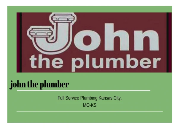 Why you need Plumbers Kansas City for repair service?