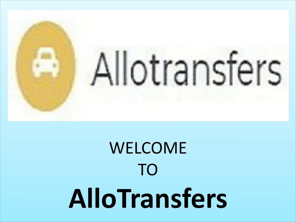 welcome to allotransfers