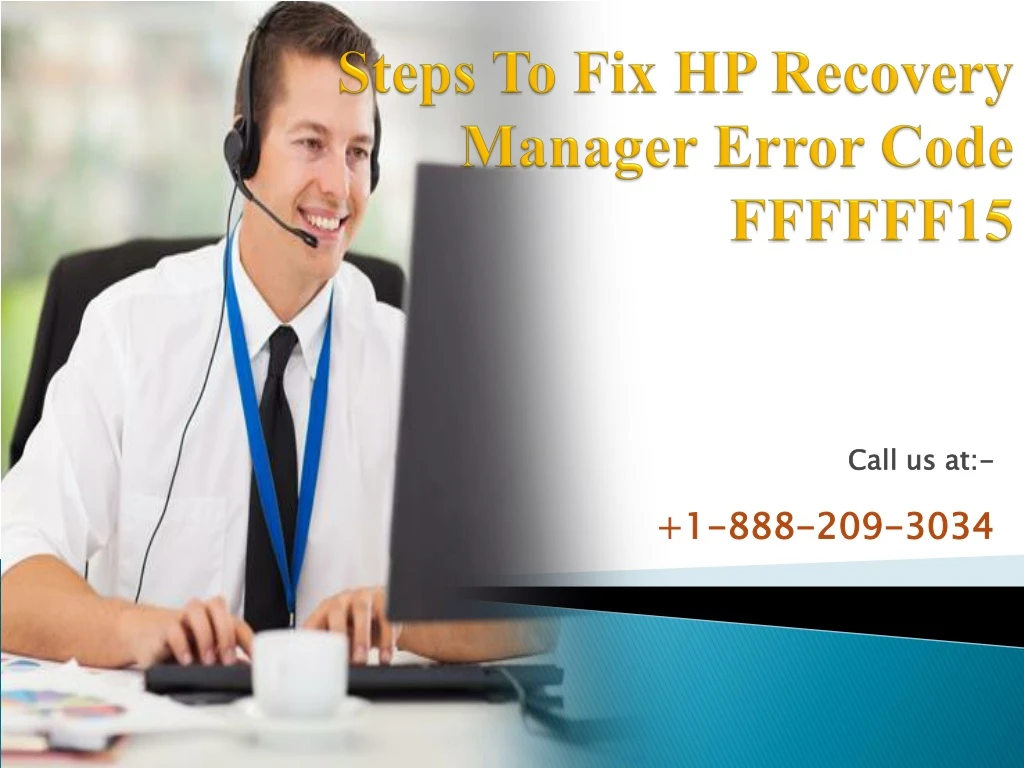 steps to fix hp recovery manager error code ffffff15
