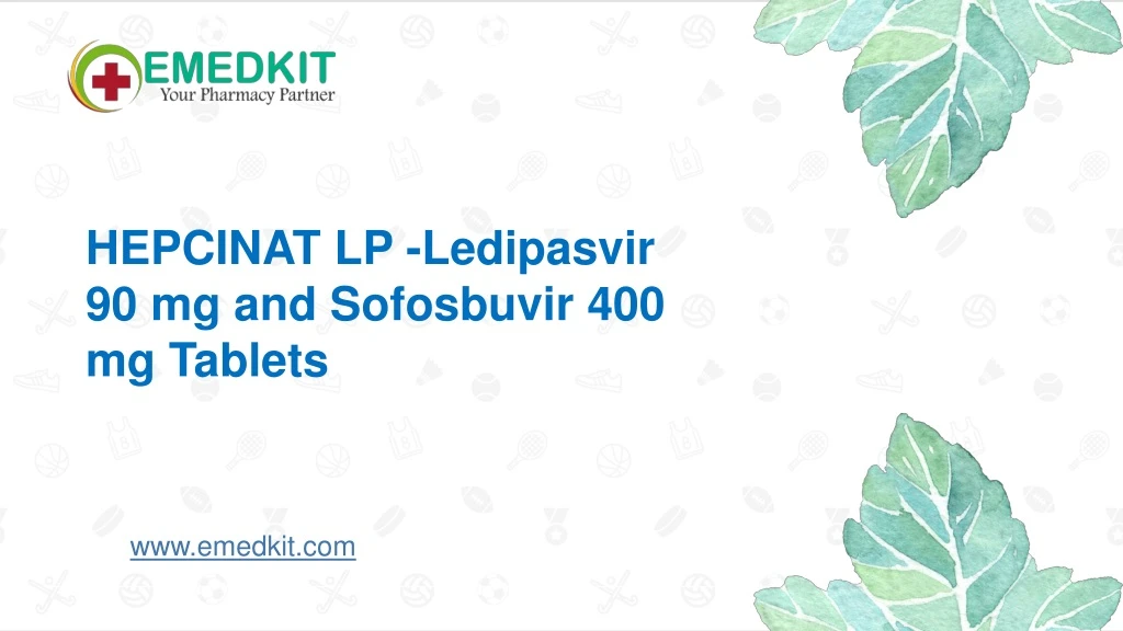 hepcinat lp ledipasvir 90 mg and sofosbuvir