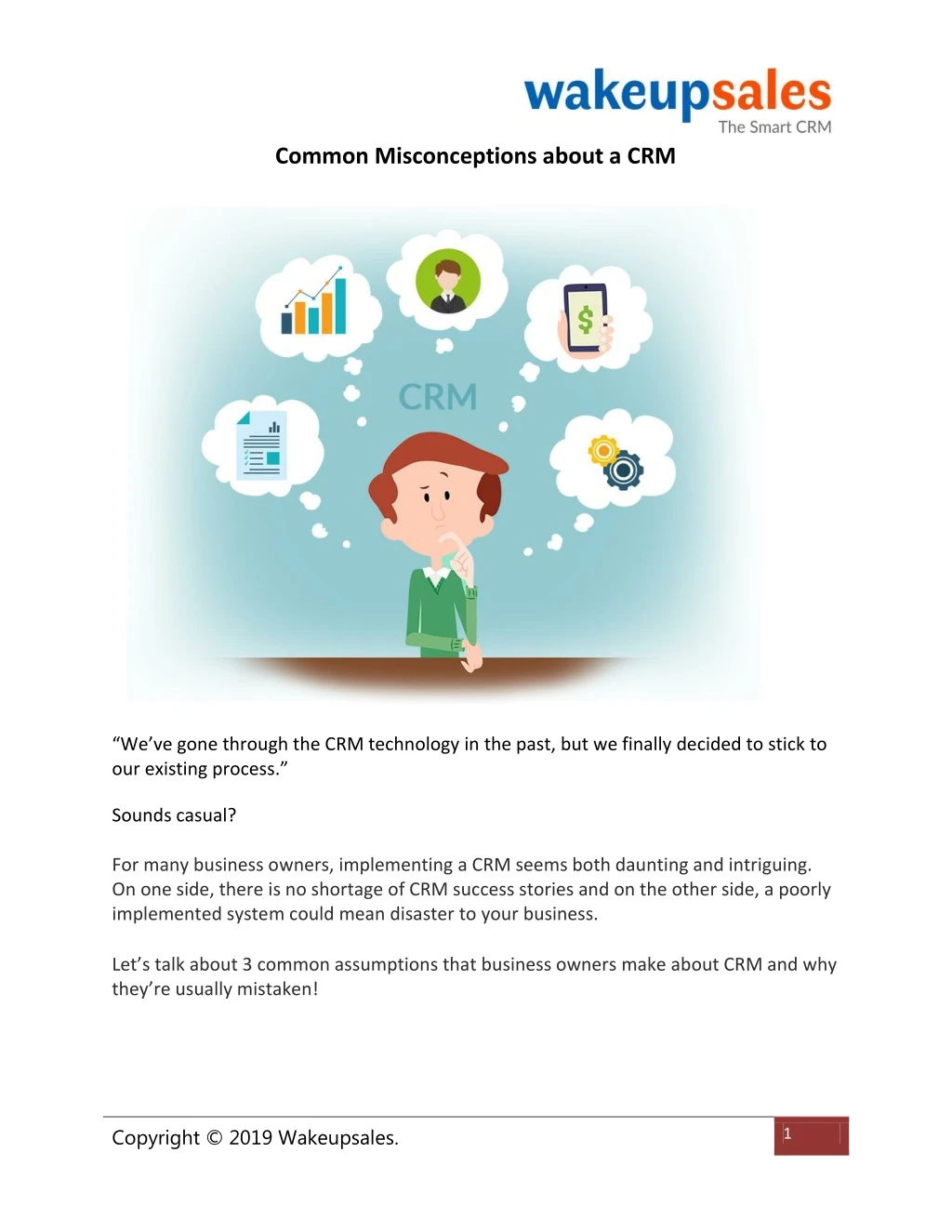 common misconceptions about a crm