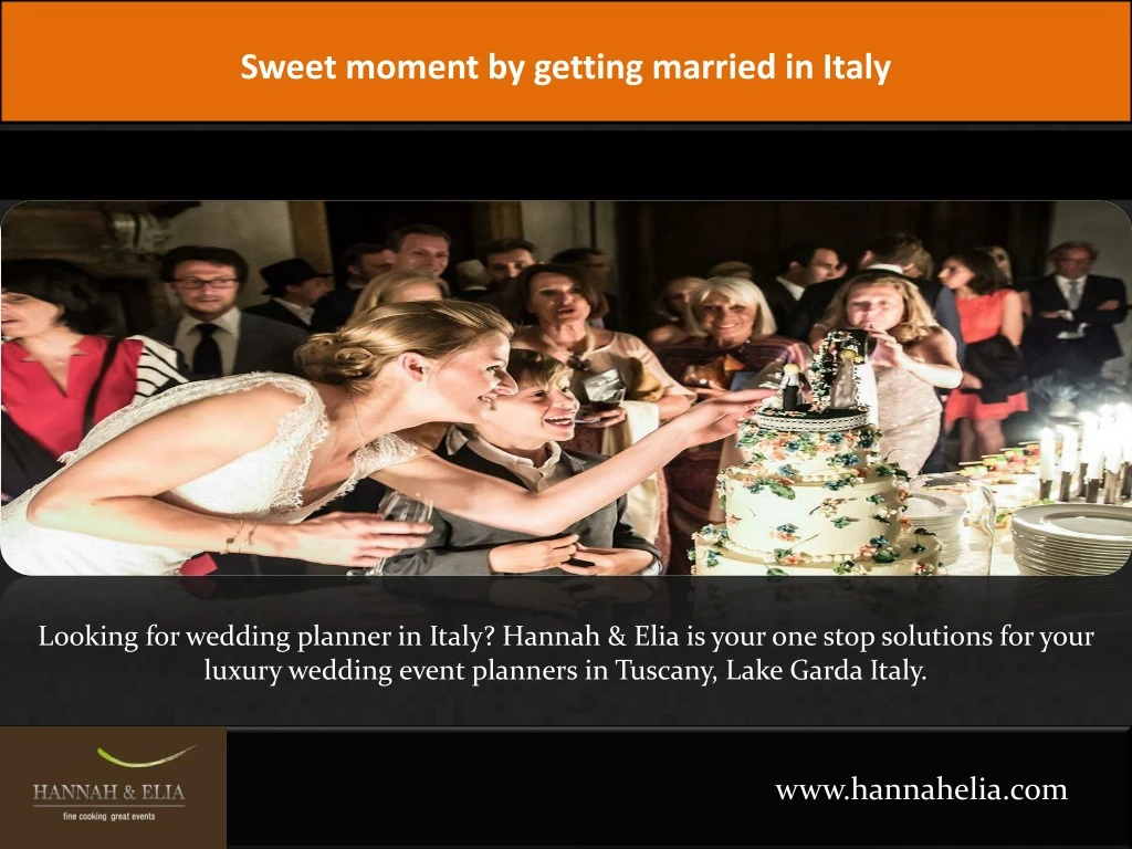 sweet moment by getting married in italy