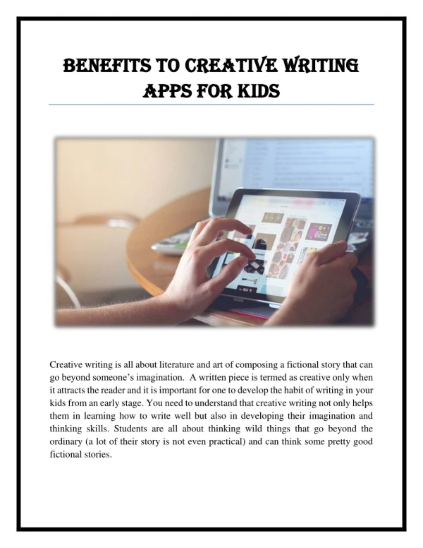 Best Writing Apps for Kids 