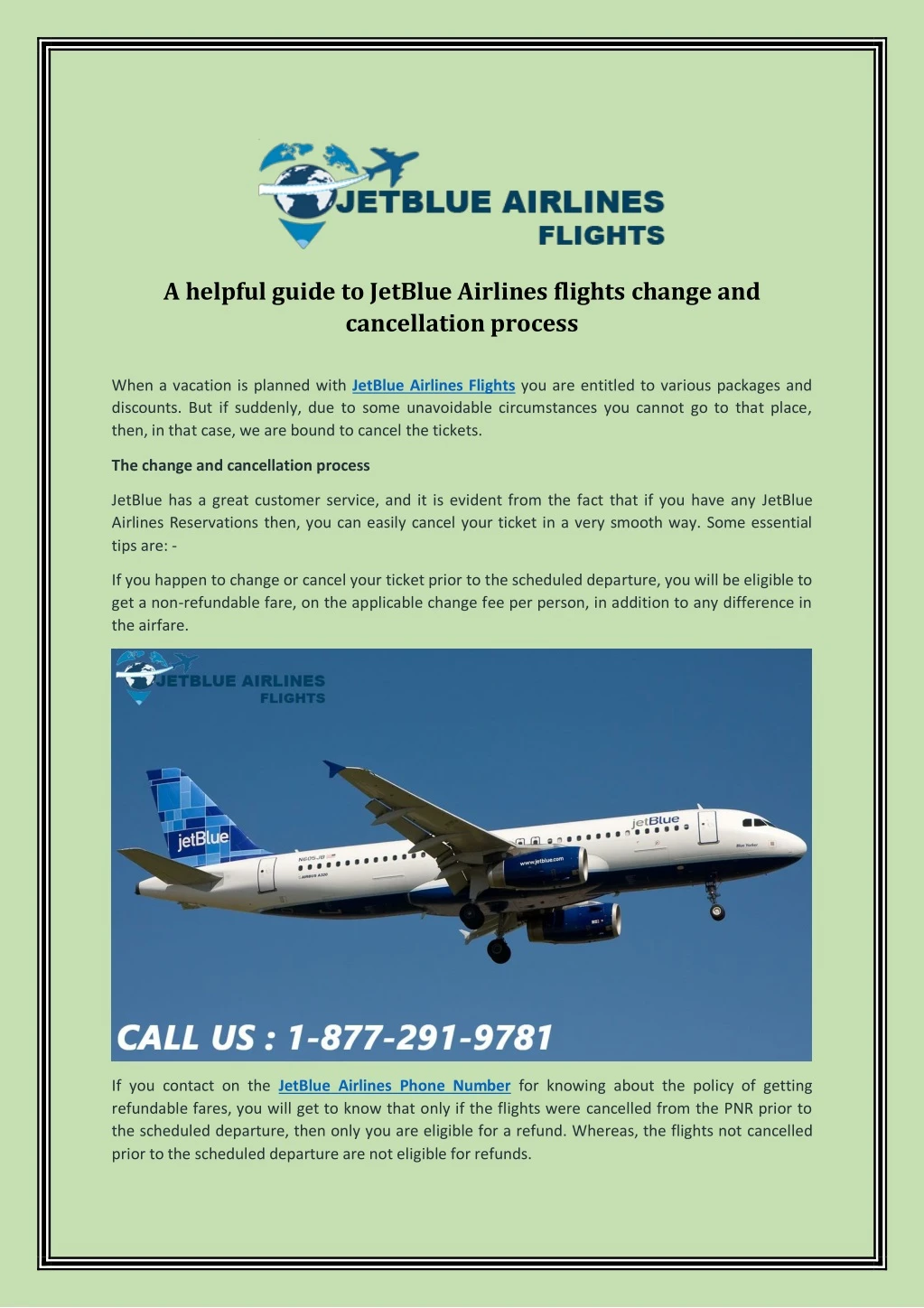 a helpful guide to jetblue airlines flights