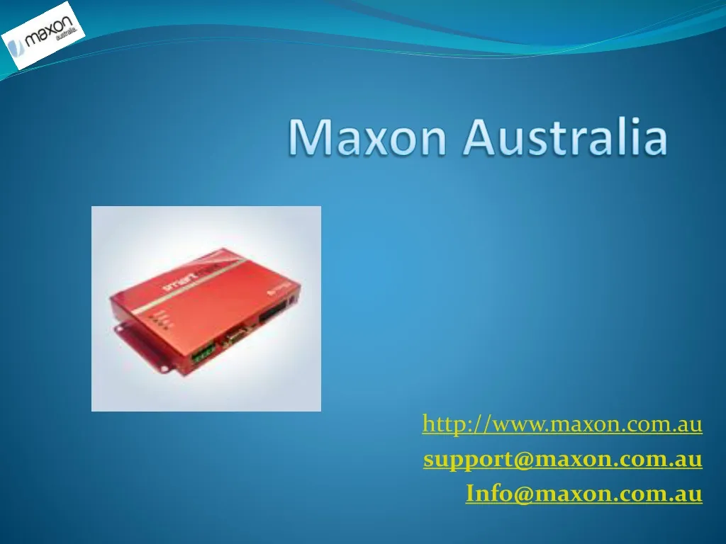 maxon australia