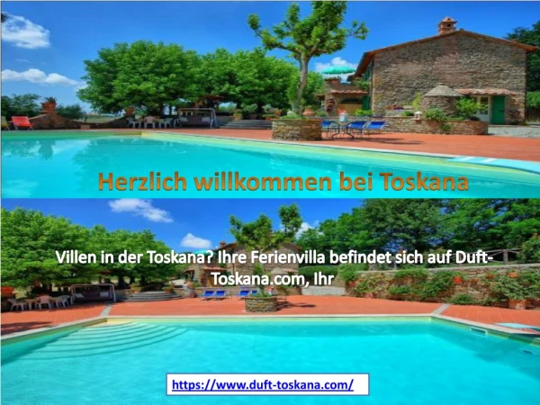 Ferienhaus toskana mit pool