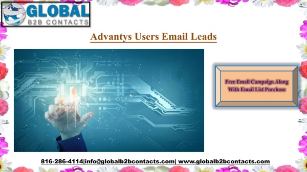 Advantys Users Email Leads